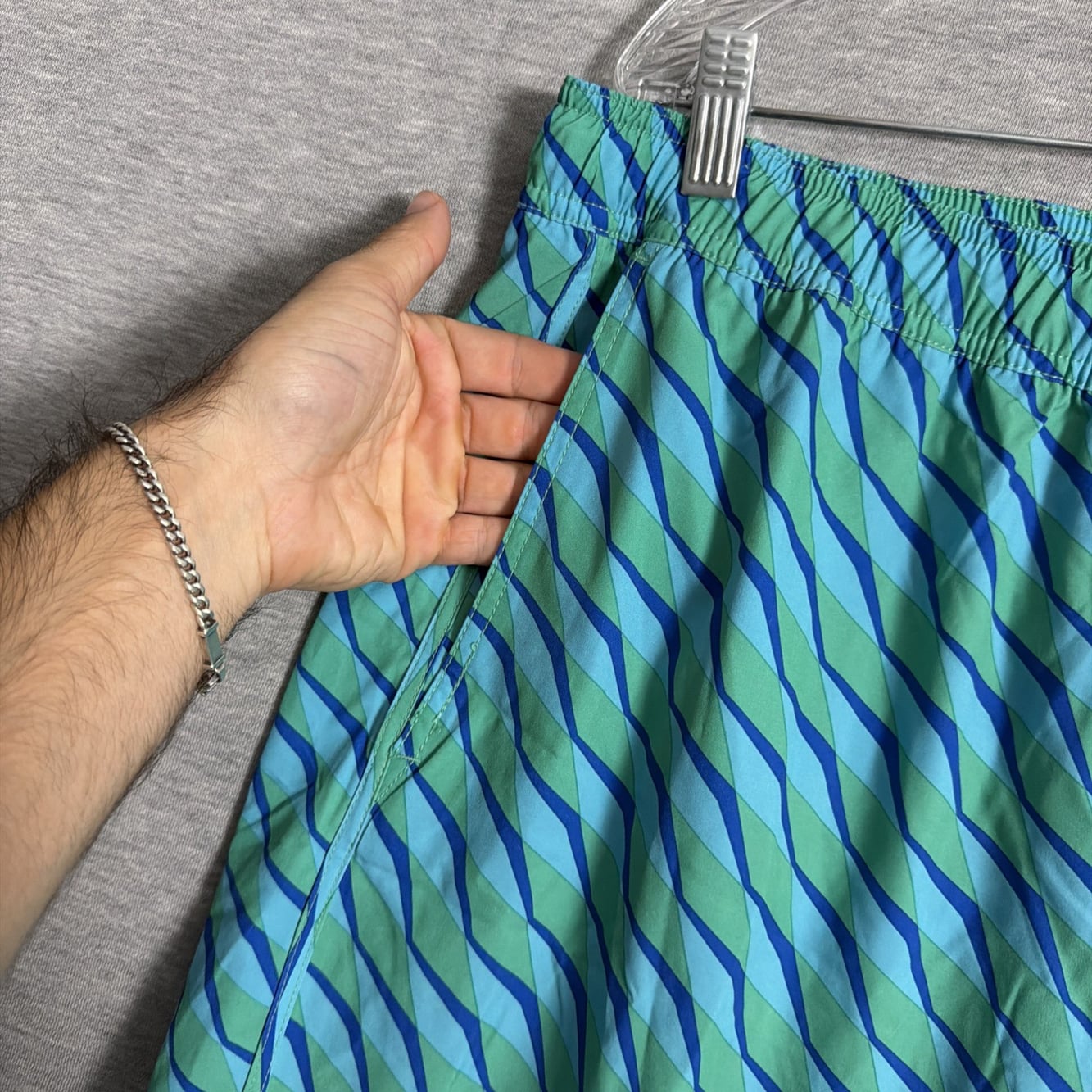 Nwt Fair Harbor Men's 2xl Green Seabay Lined Mastos Anchor Swim Trunks 8" — image 4 of 8